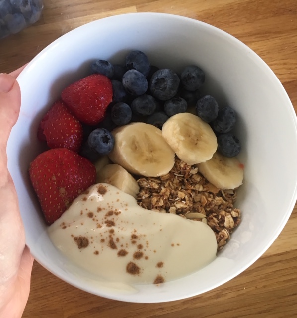 Forks Over Knives: Banana Almond Granola - Tripping Through Treacle